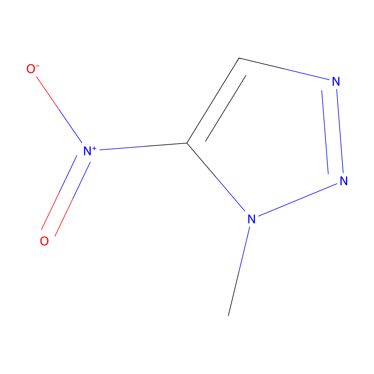 1-Methyl-5-nitro-1,2,3-triazole molecular structure, CAS 1204736-25-3