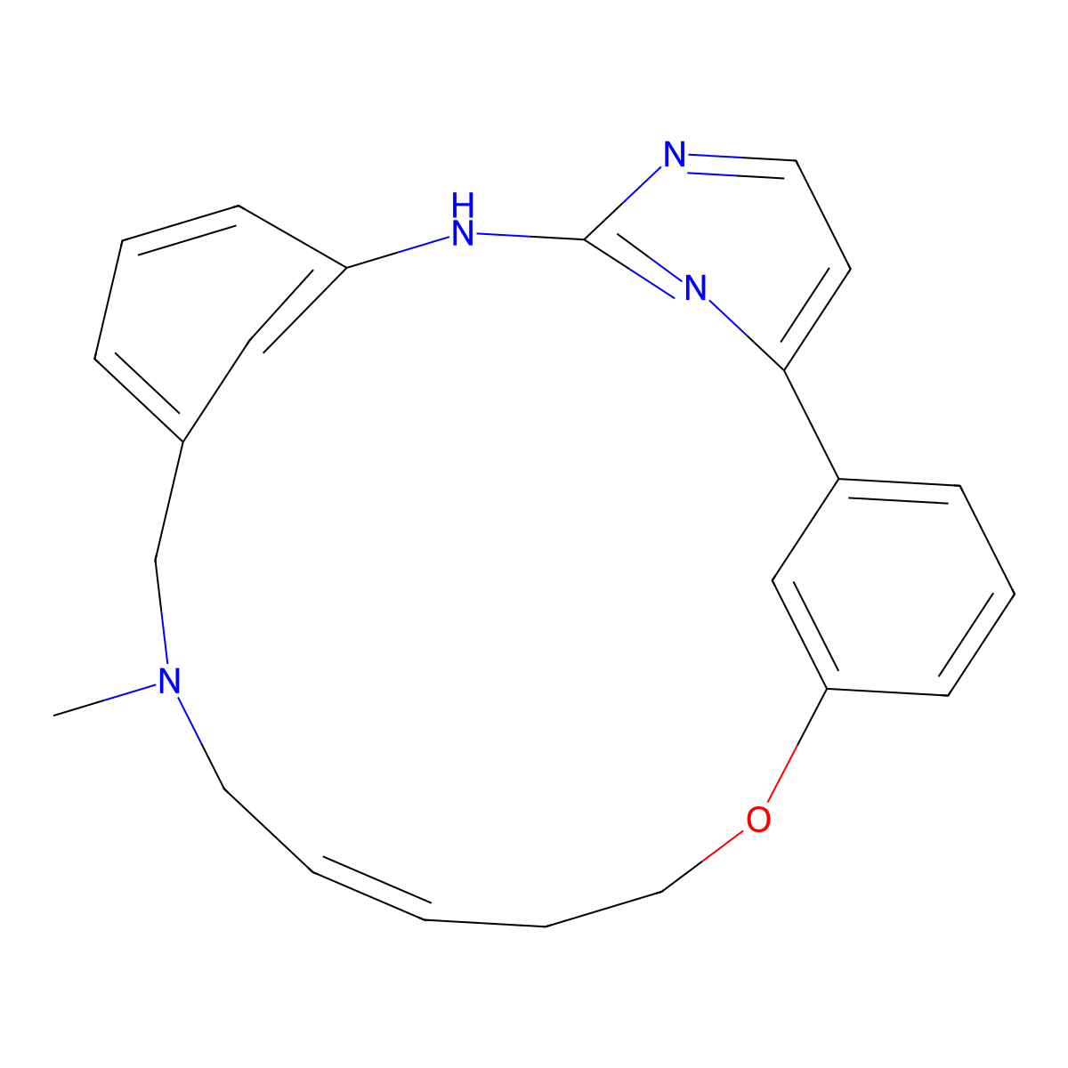 Zotiraciclib molecular structure, CAS 1204918-72-8