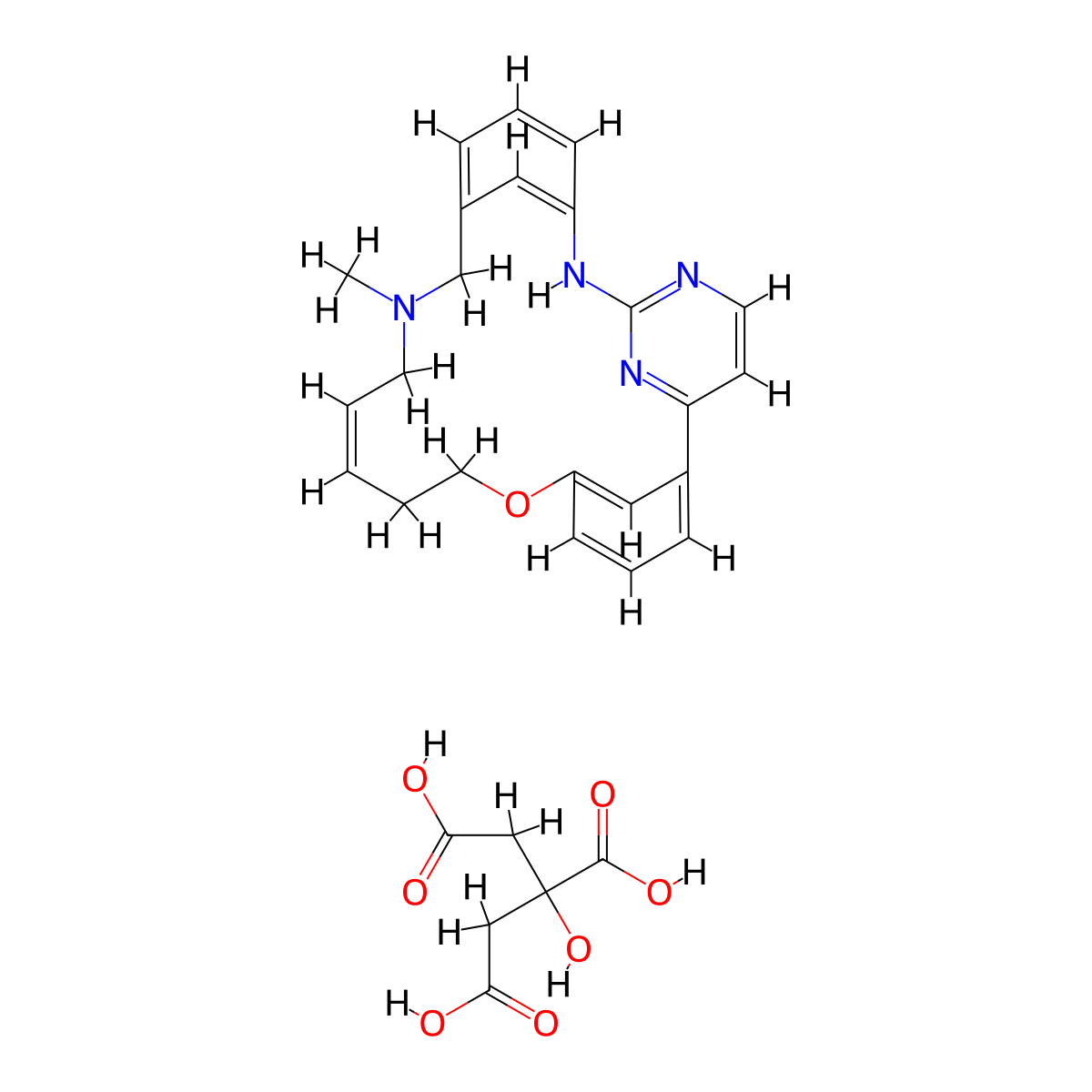 TG-02 citrate molecular structure, CAS 1204918-73-9