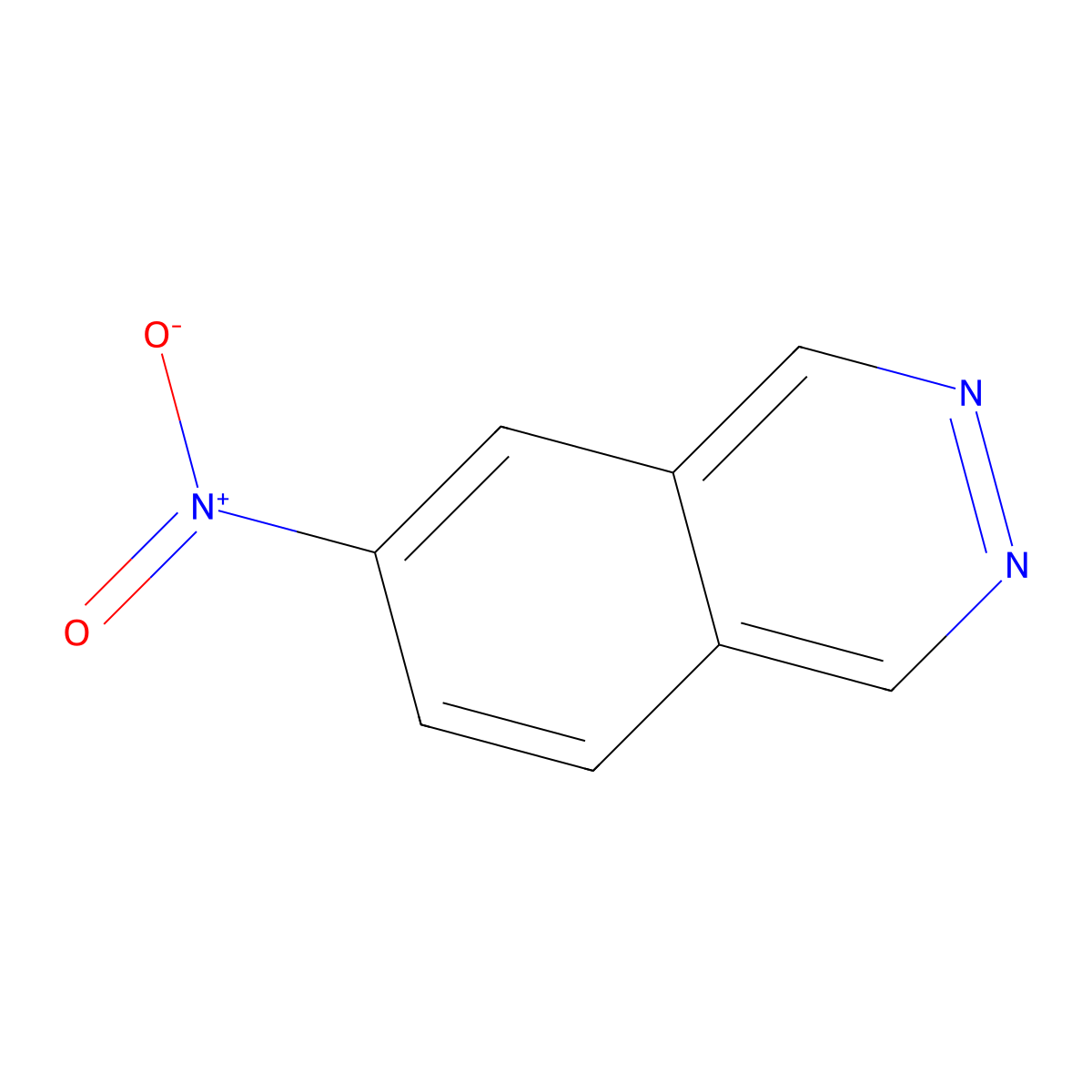 6-Nitrophthalazine molecular structure, CAS 120493-12-1