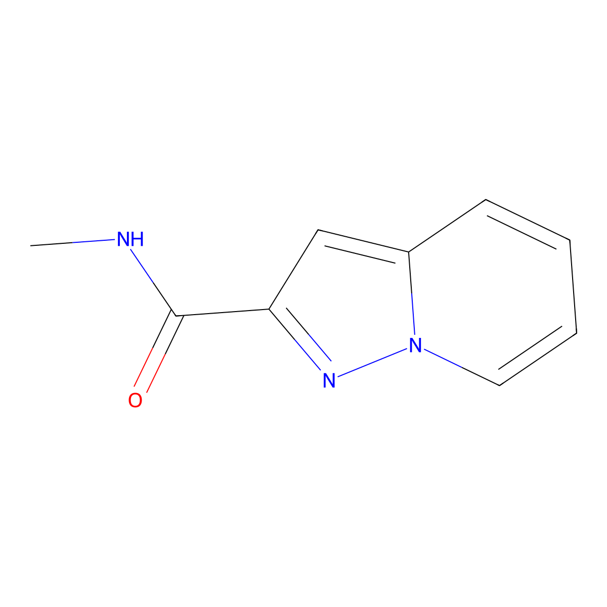 N-methylpyrazolo[1,5-a]pyridine-2-carboxamide molecular structure, CAS 1204943-50-9