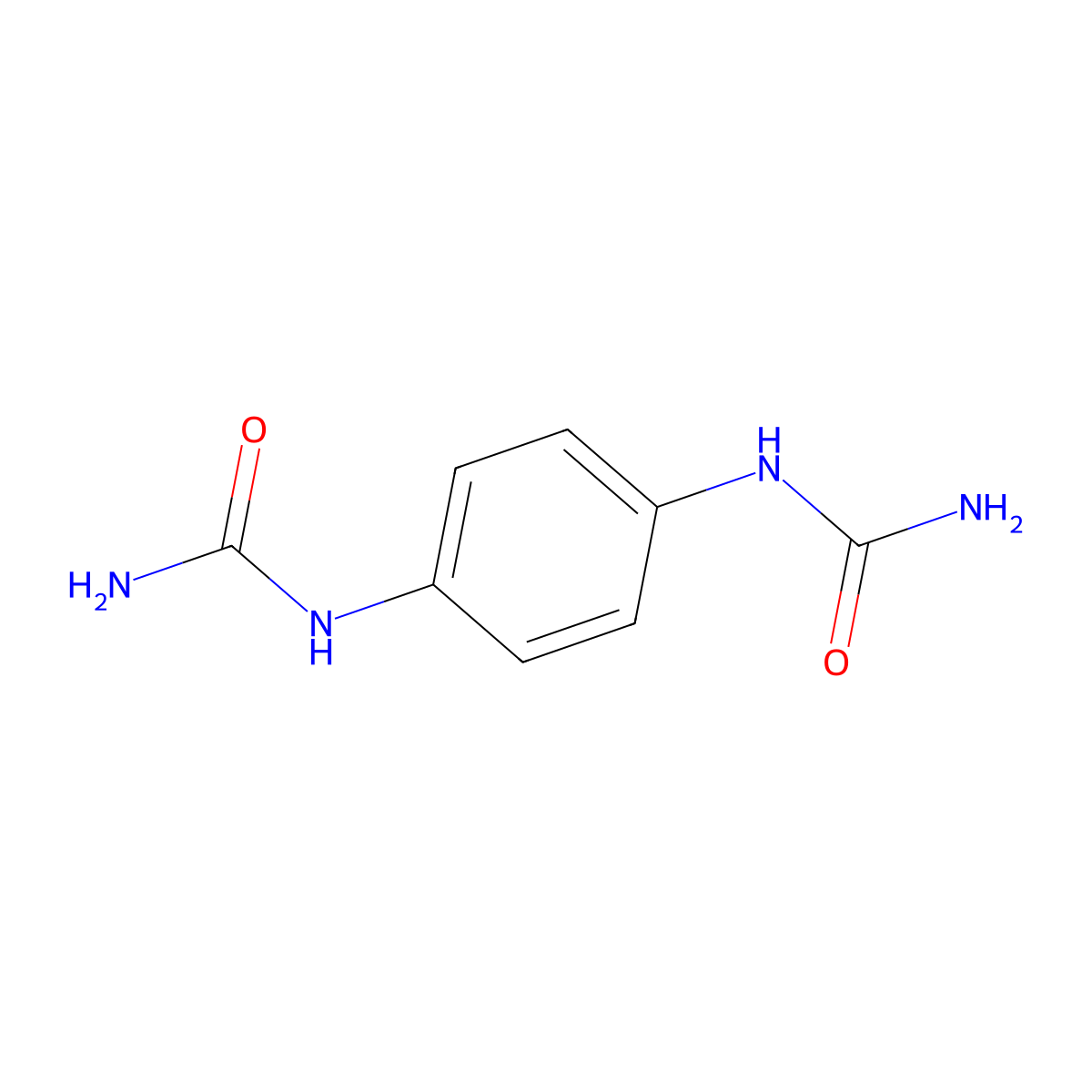 [4-(Carbamoylamino)phenyl]urea molecular structure, CAS 1205-90-9