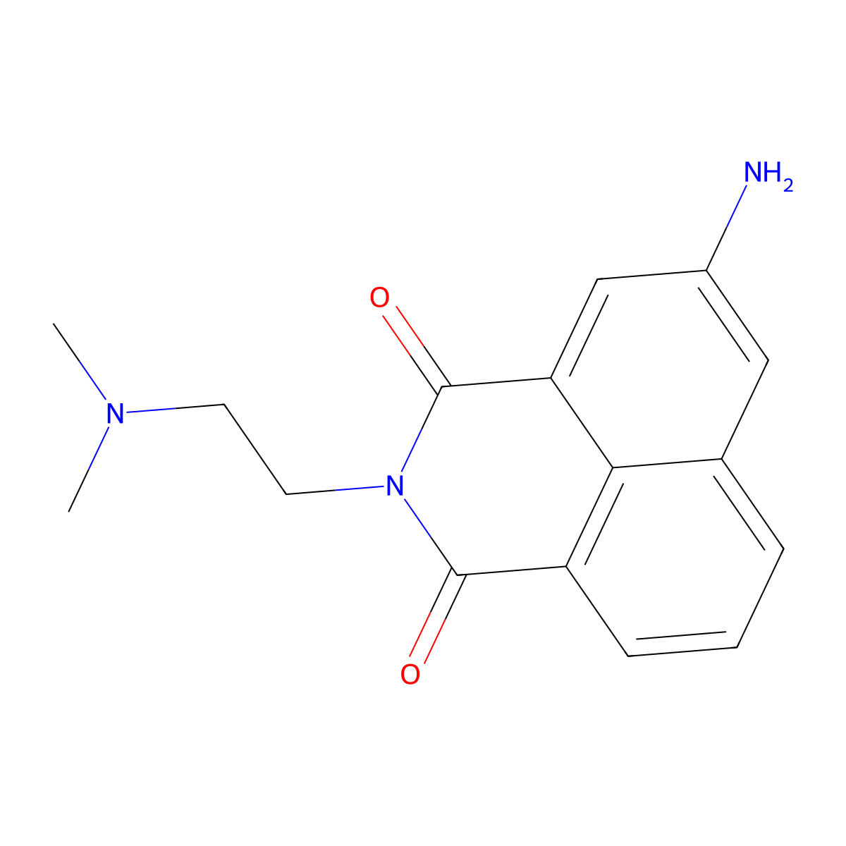 Amonafide molecular structure, CAS 120537-73-7