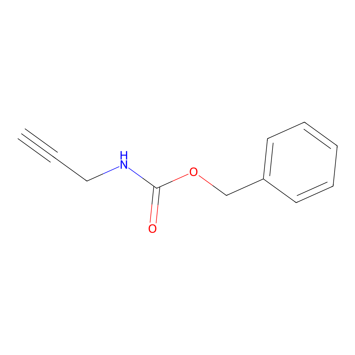 Benzyl prop-2-yn-1-ylcarbamate molecular structure, CAS 120539-91-5