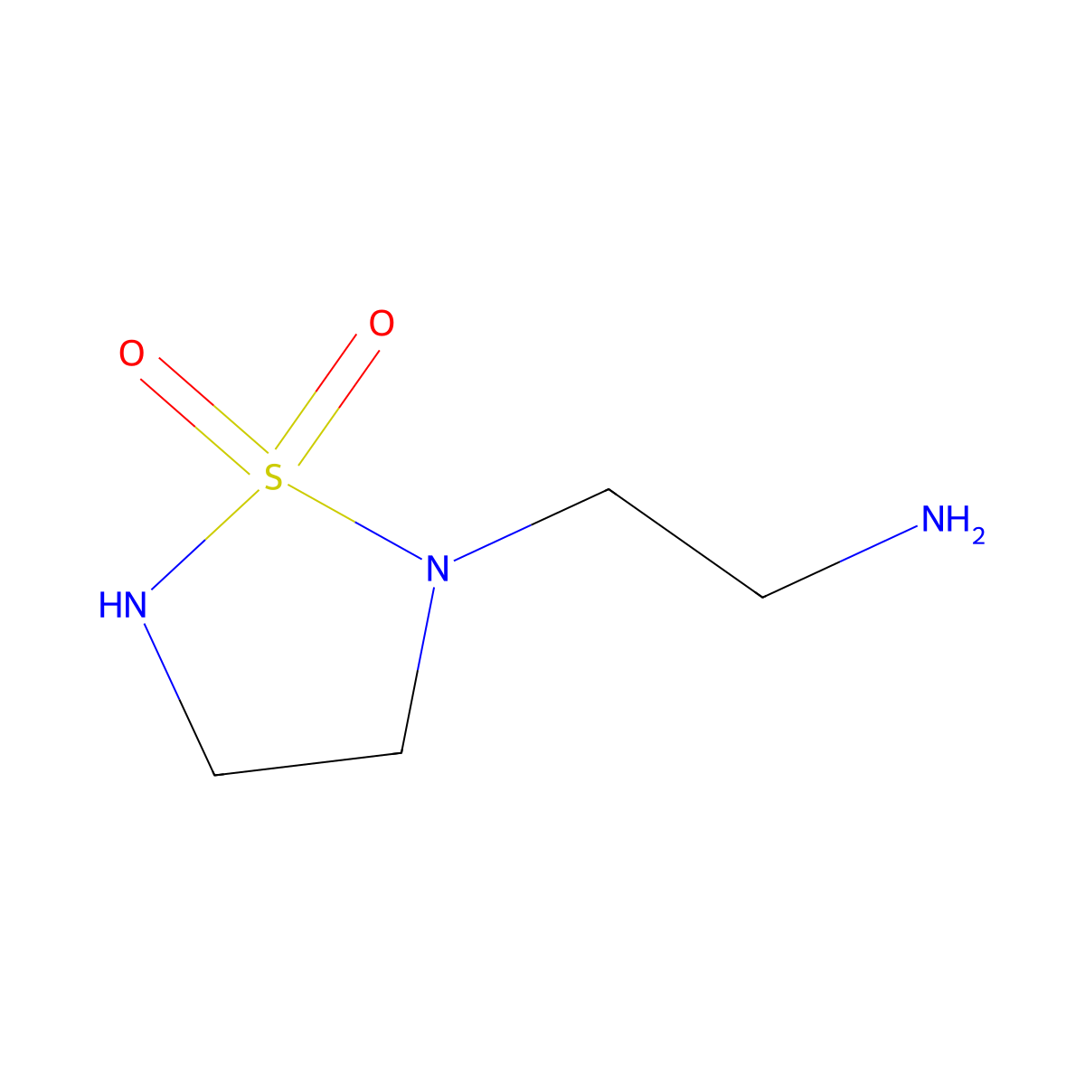2-(2-Aminoethyl)-1lambda6,2,5-thiadiazolidine-1,1-dione molecular structure, CAS 1205544-02-0