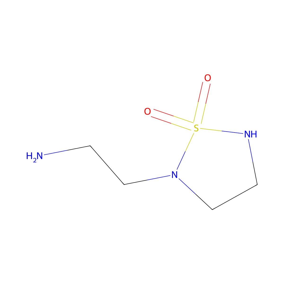 2-(2-Aminoethyl)-1lambda6,2,5-thiadiazolidine-1,1-dione molecular structure, CAS 1205544-02-0