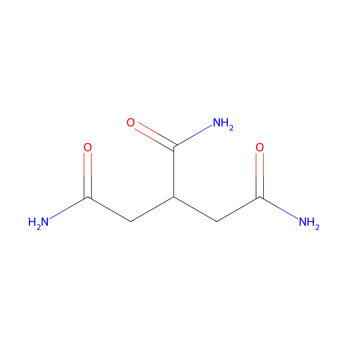 Propane-1,2,3-tricarboxamide molecular structure, CAS 1205674-38-9