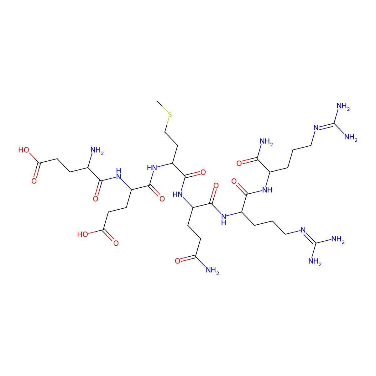Hexapeptide-3 molecular structure, CAS 1205679-02-2