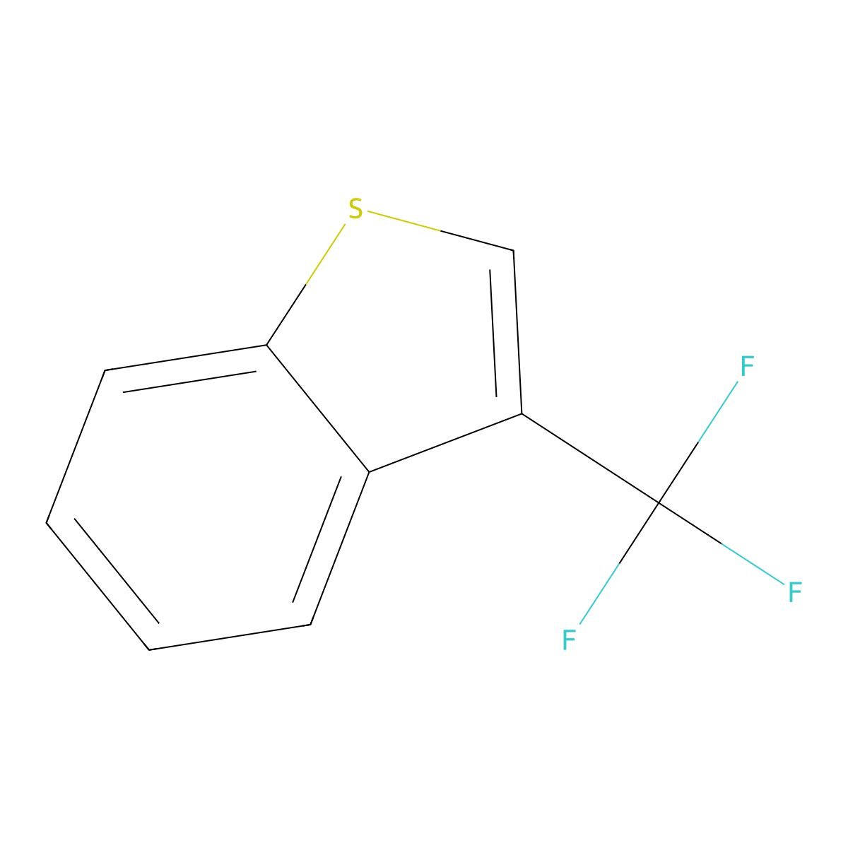 3-(Trifluoromethyl)benzo[b]thiophene molecular structure, CAS 120568-05-0