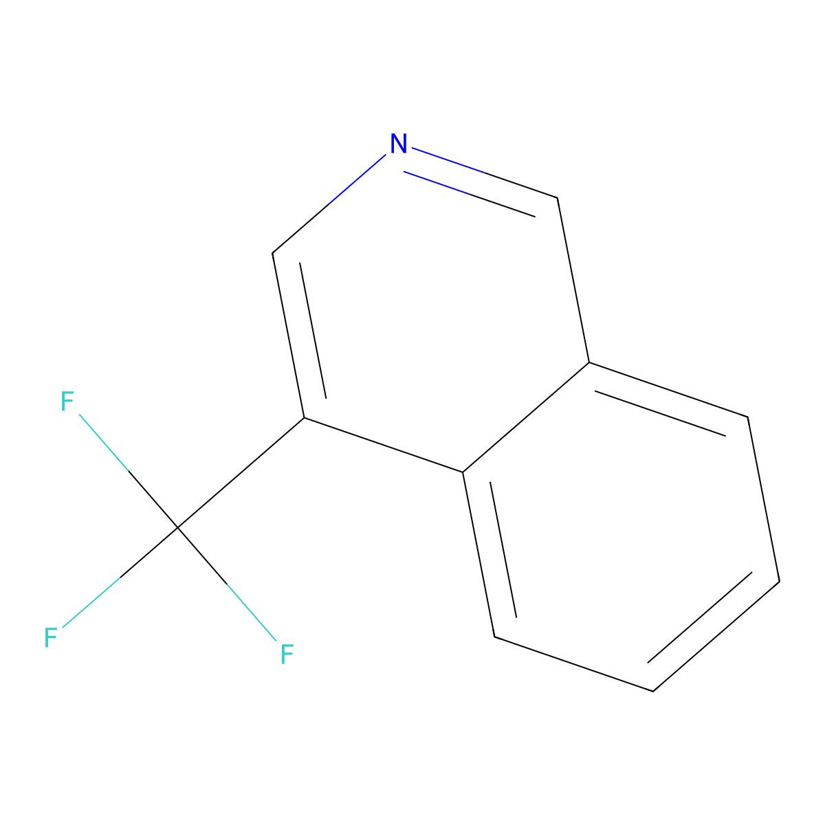 4-(Trifluoromethyl)isoquinoline molecular structure, CAS 120568-08-3