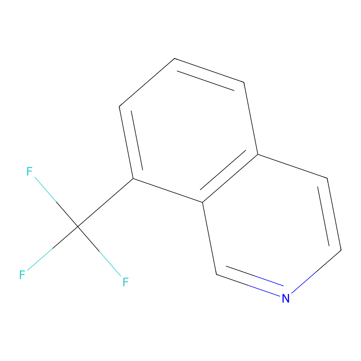 8-(Trifluoromethyl)isoquinoline molecular structure, CAS 120568-10-7