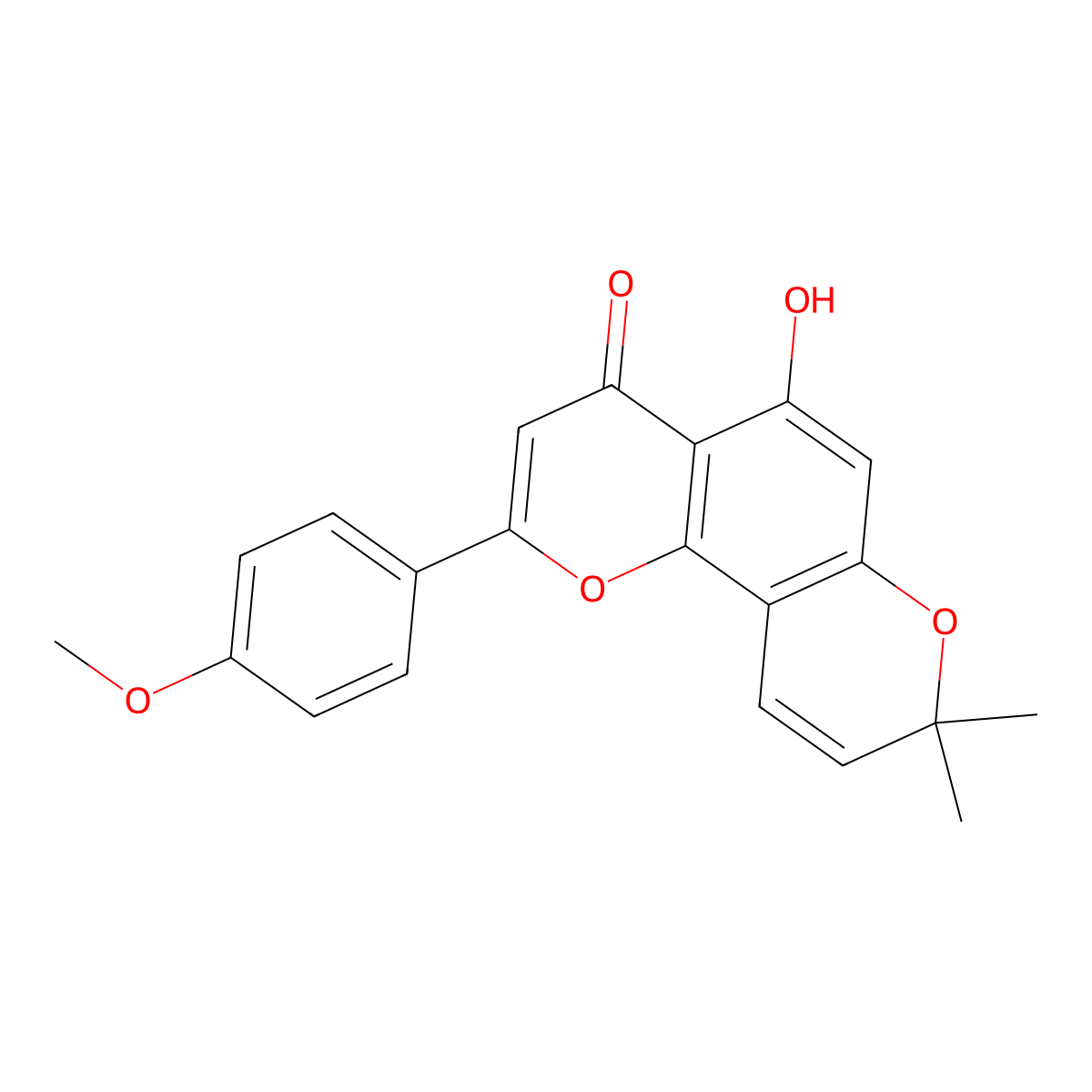 4'-O-Methylatalantoflavone molecular structure, CAS 1205687-49-5