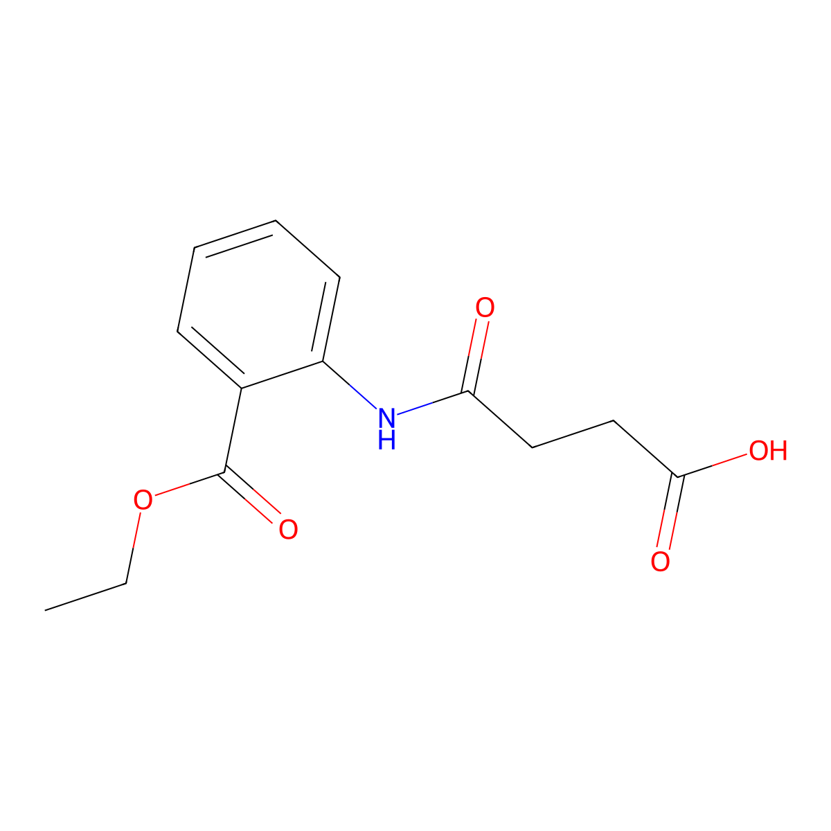 4-{[2-(Ethoxycarbonyl)phenyl]amino}-4-oxobutanoic acid molecular structure, CAS 120572-38-5