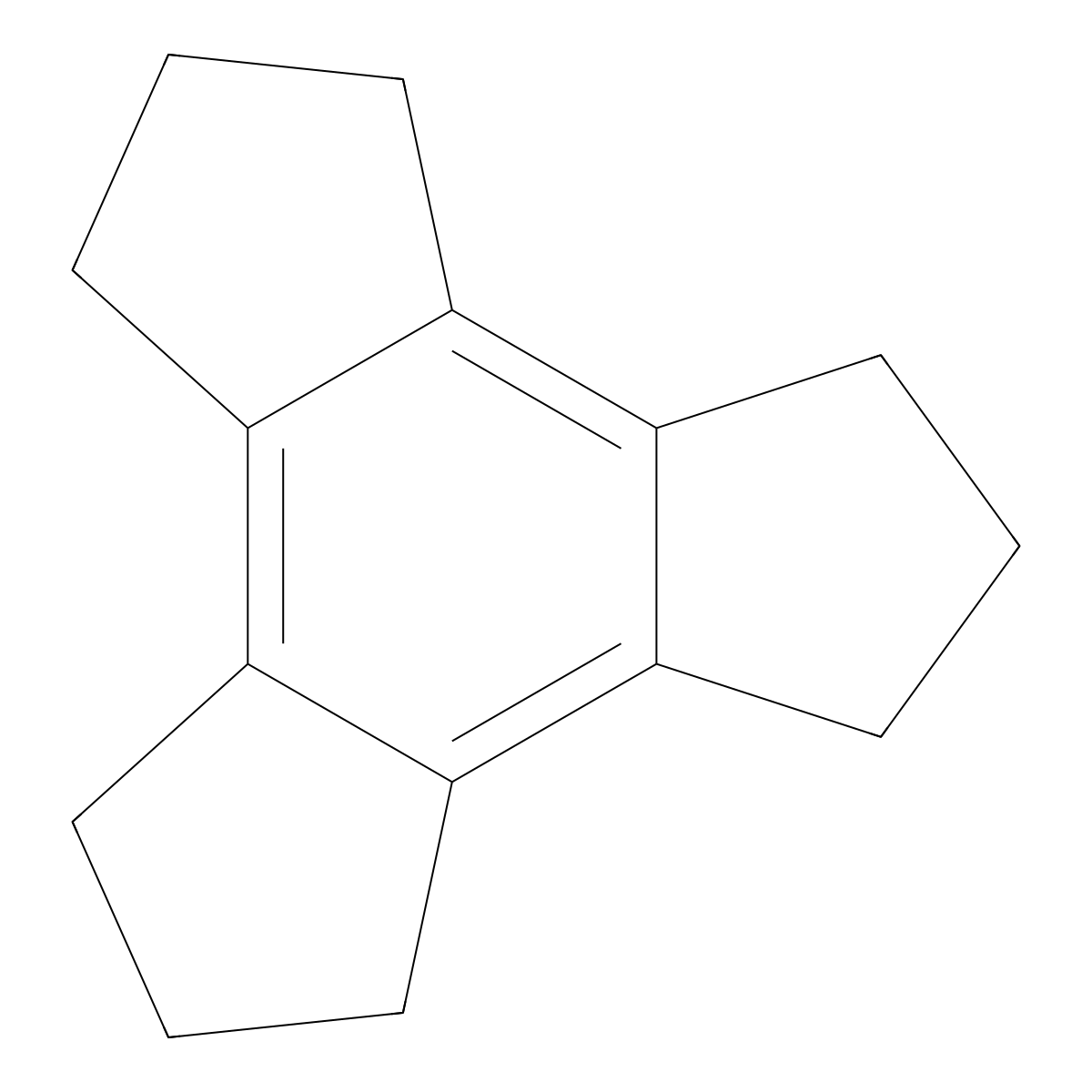 Tricyclopentabenzene molecular structure, CAS 1206-79-7