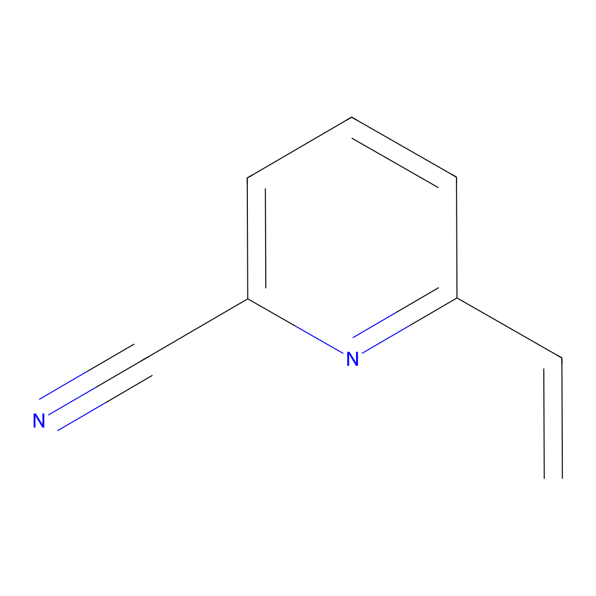 6-Vinylpicolinonitrile molecular structure, CAS 120613-15-2