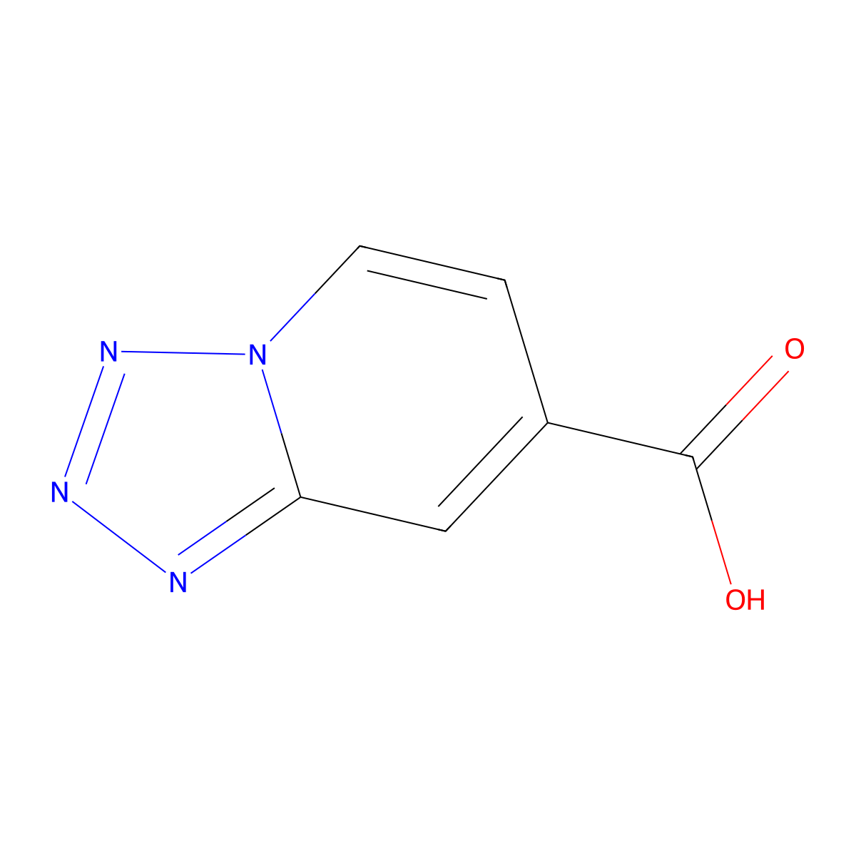 [1,2,3,4]Tetrazolo[1,5-a]pyridine-7-carboxylic acid molecular structure, CAS 120613-46-9