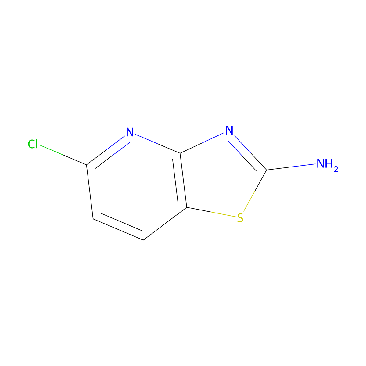 5-Chlorothiazolo[4,5-b]pyridin-2-amine molecular structure, CAS 1206247-67-7