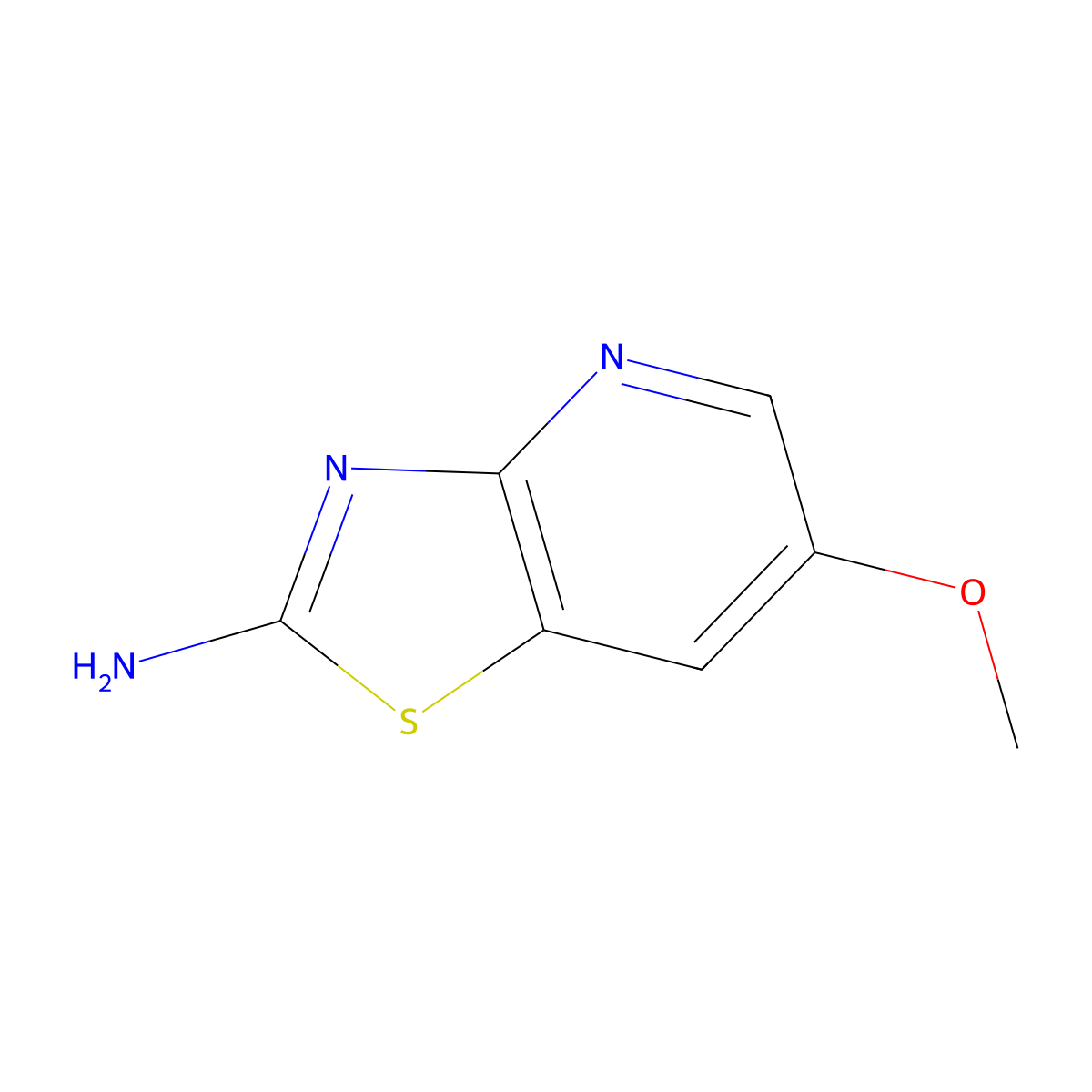 6-Methoxythiazolo(4,5-b)pyridin-2-amine molecular structure, CAS 1206248-05-6