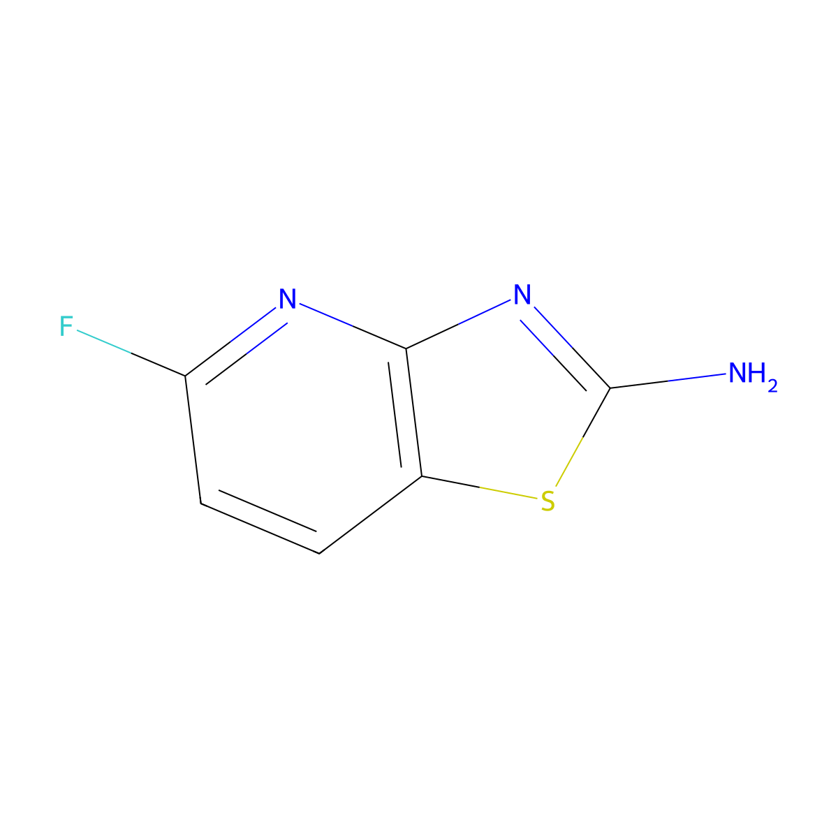 5-Fluorothiazolo[4,5-b]pyridin-2-amine molecular structure, CAS 1206248-77-2