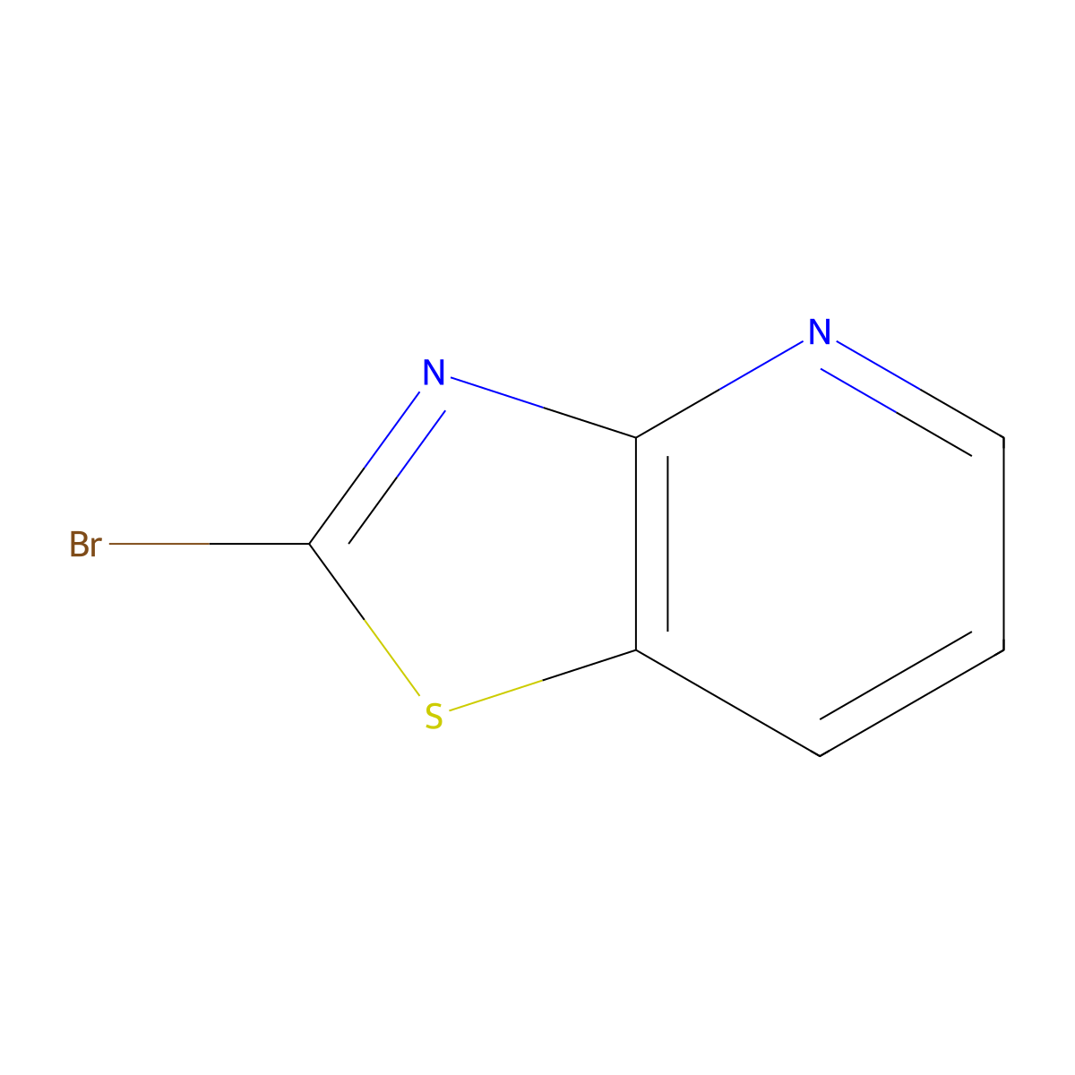 2-Bromothiazolo[4,5-b]pyridine molecular structure, CAS 1206249-91-3