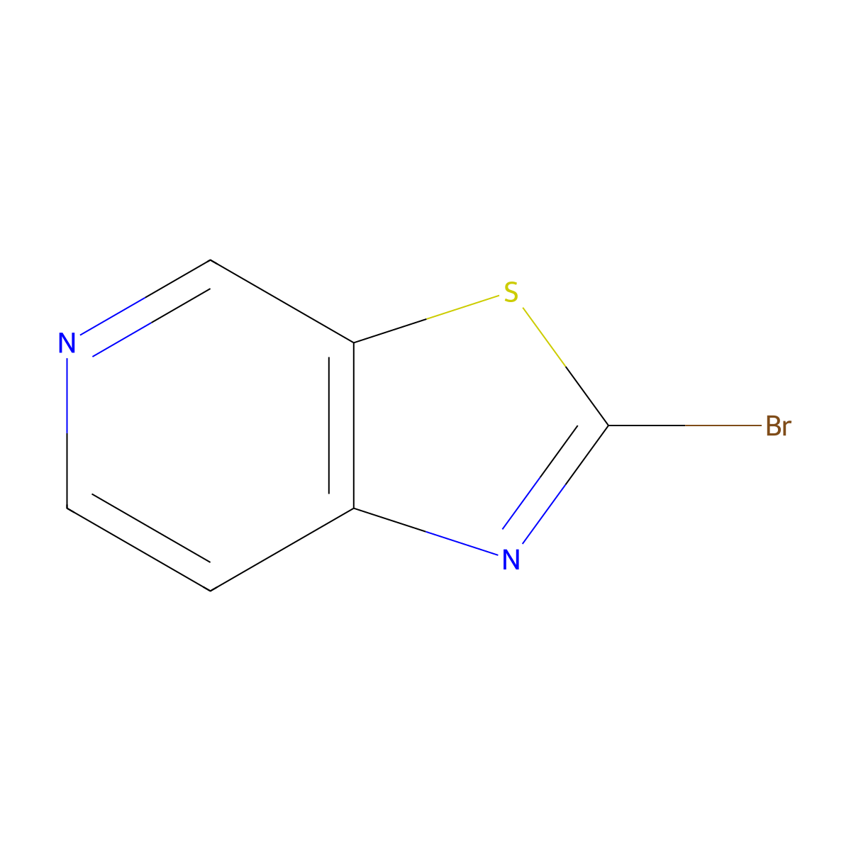 2-Bromothiazolo[5,4-c]pyridine molecular structure, CAS 1206250-69-2