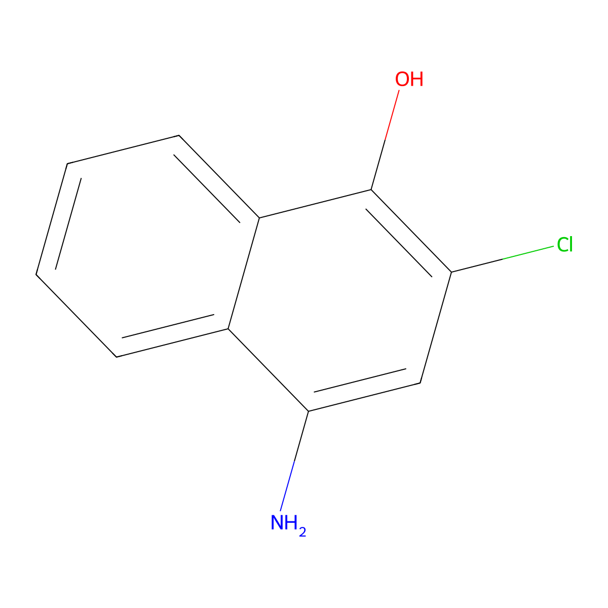 4-Amino-2-chloronaphthalen-1-ol molecular structure, CAS 120626-14-4