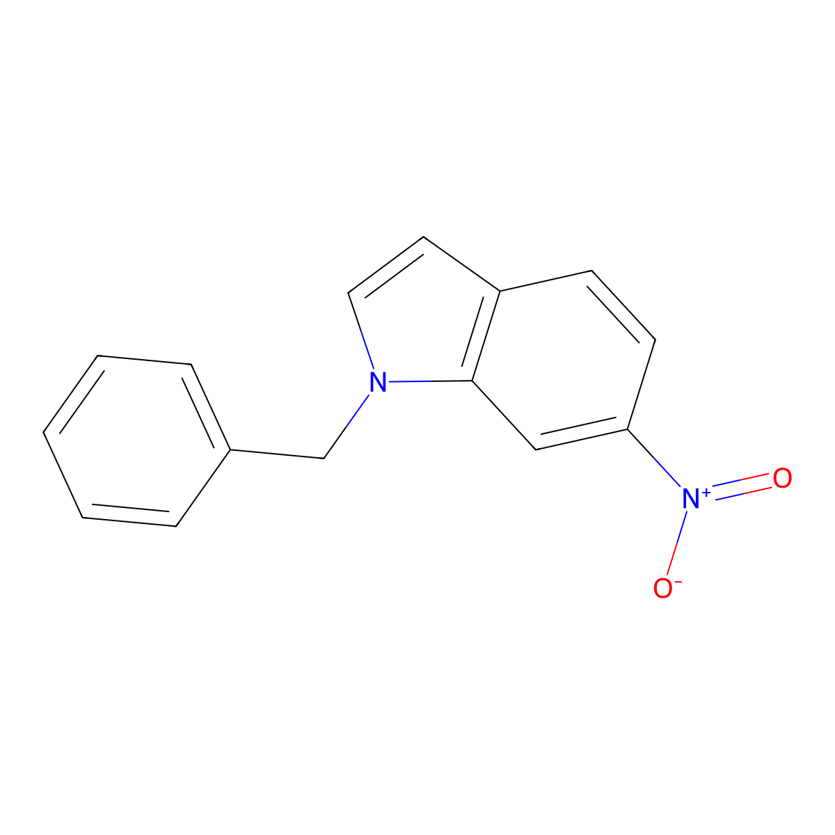 1-Benzyl-6-nitro-1H-indole molecular structure, CAS 120627-46-5
