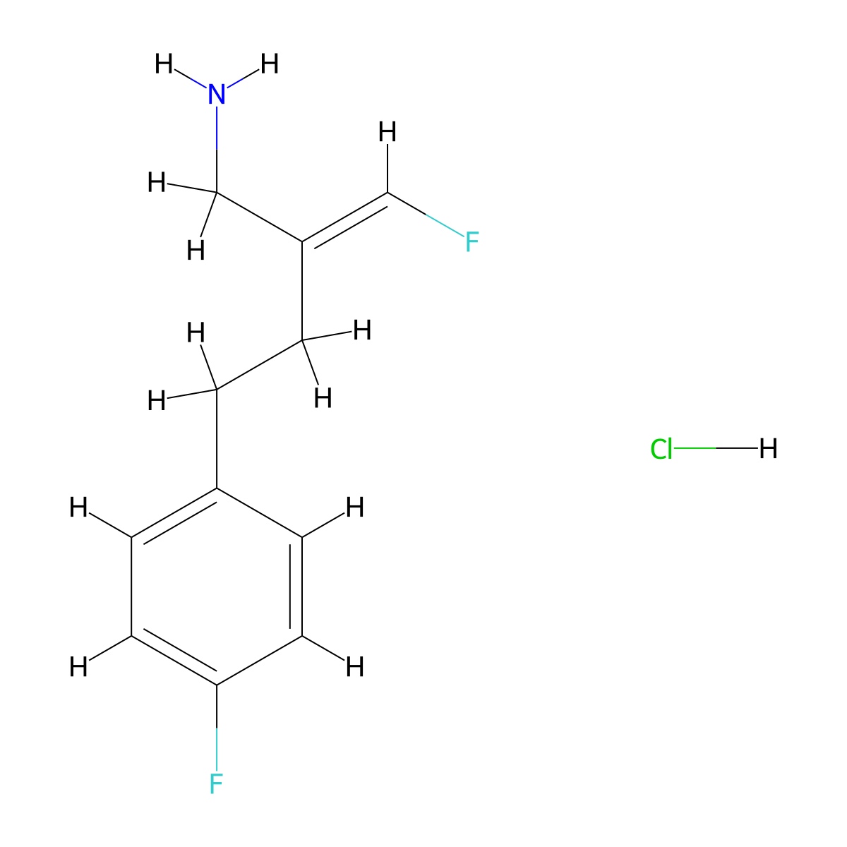 Mofegiline Hydrochloride molecular structure, CAS 120635-25-8