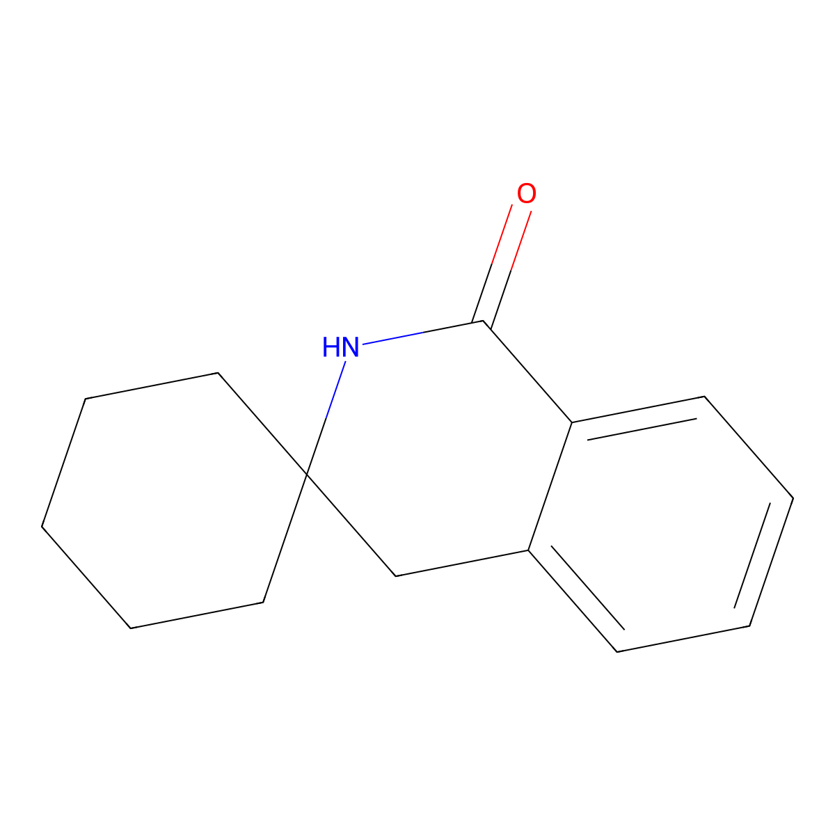 Spiro[2,4-dihydroisoquinoline-3,1'-cyclohexane]-1-one molecular structure, CAS 120637-41-4