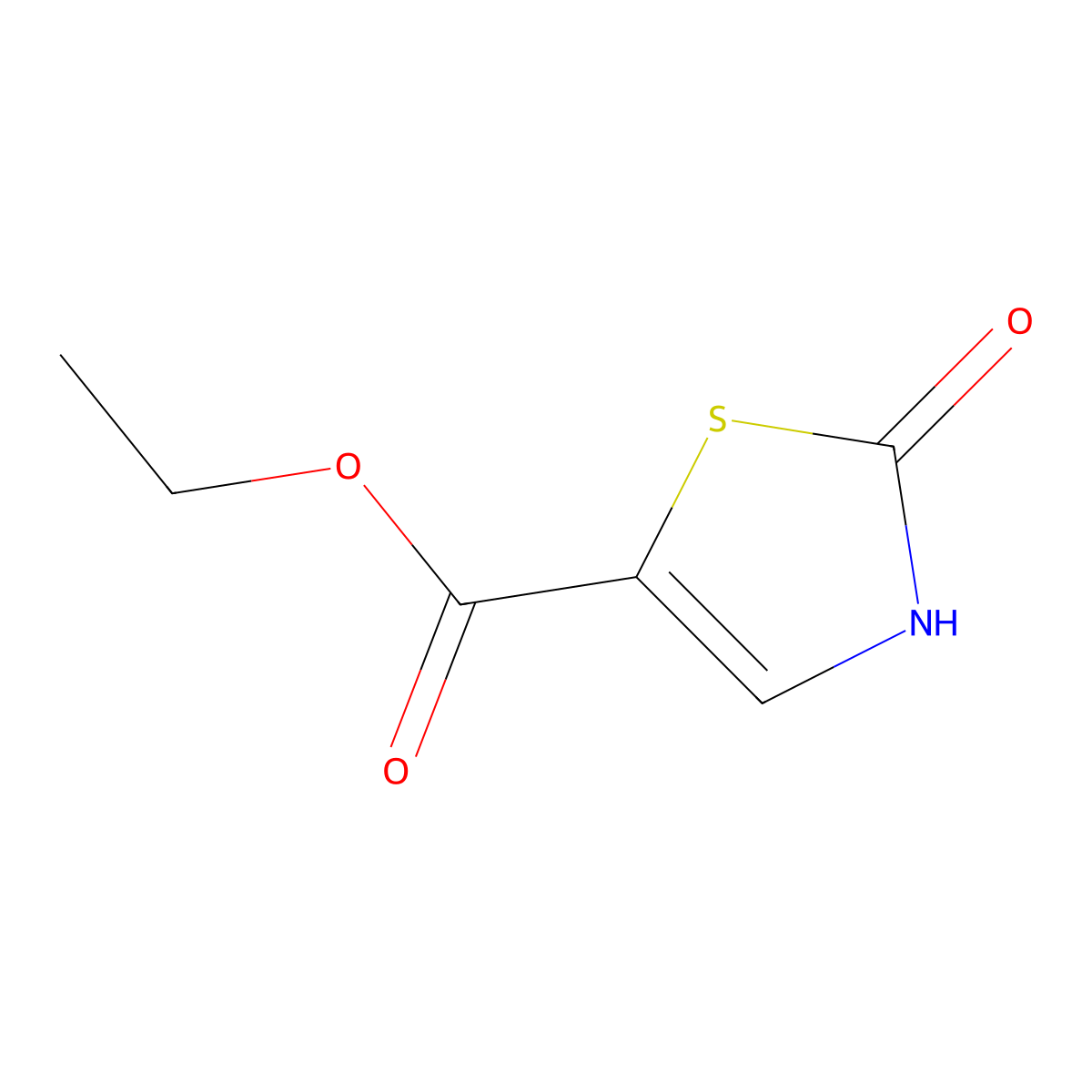 2-Hydroxy-thiazole-5-carboxylic acid ethyl ester molecular structure, CAS 120647-10-1