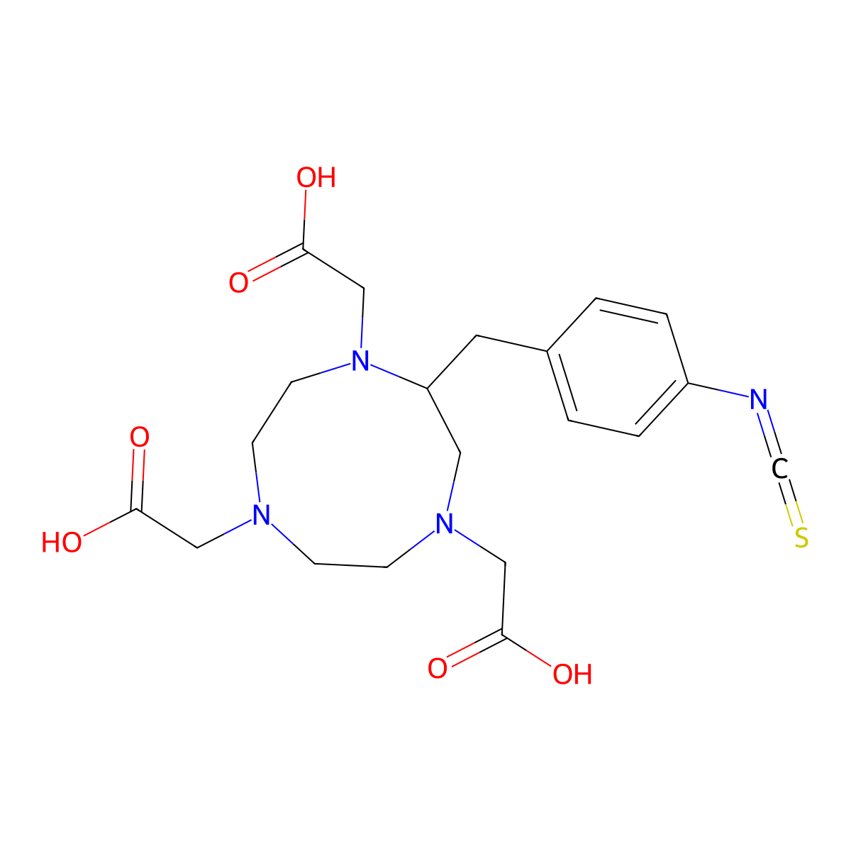 p-SCN-Bn-nota molecular structure, CAS 1206475-68-4