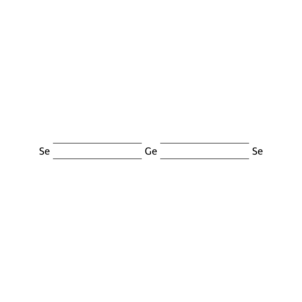 Germanium selenide (GeSe2) molecular structure, CAS 12065-11-1