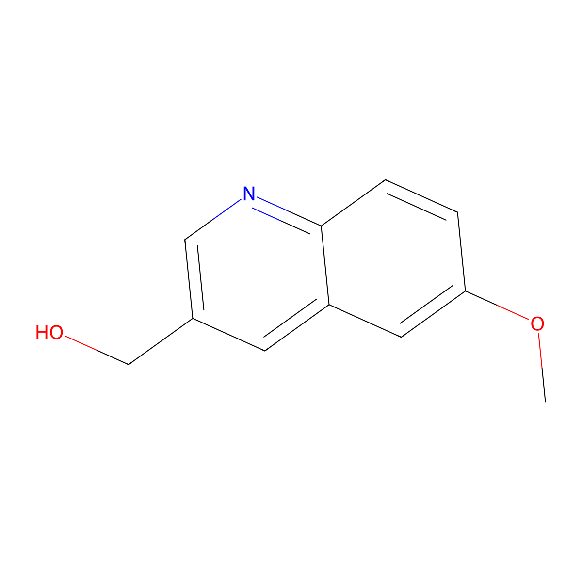 (6-Methoxyquinolin-3-yl)methanol molecular structure, CAS 120652-21-3