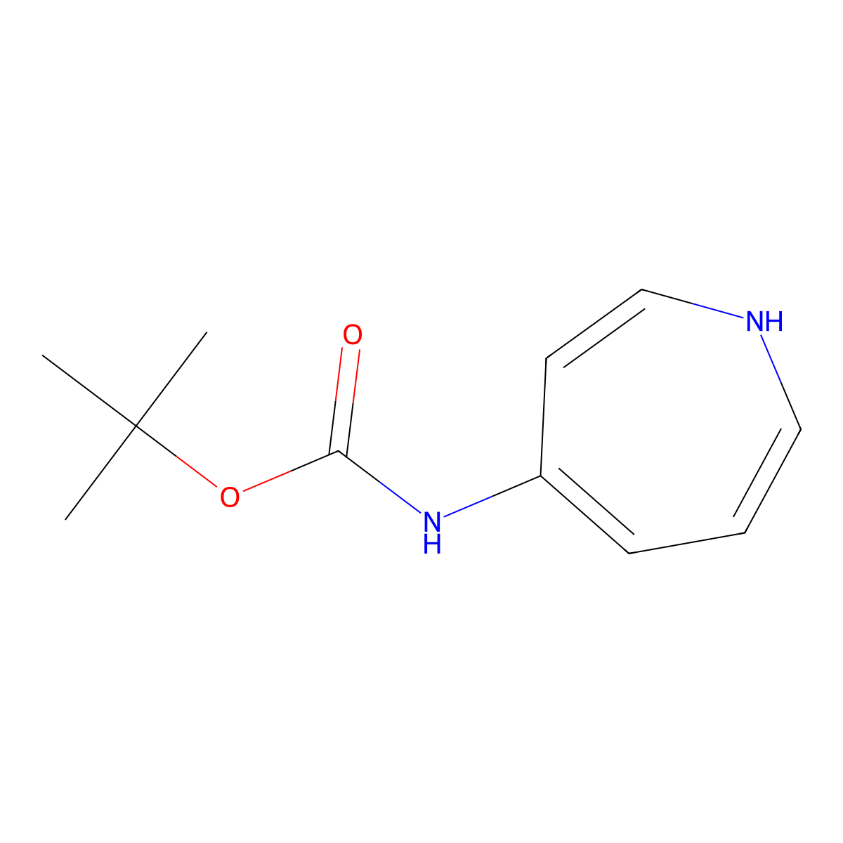 4-(N-Boc-amino)-1H-Azepine molecular structure, CAS 1206675-14-0