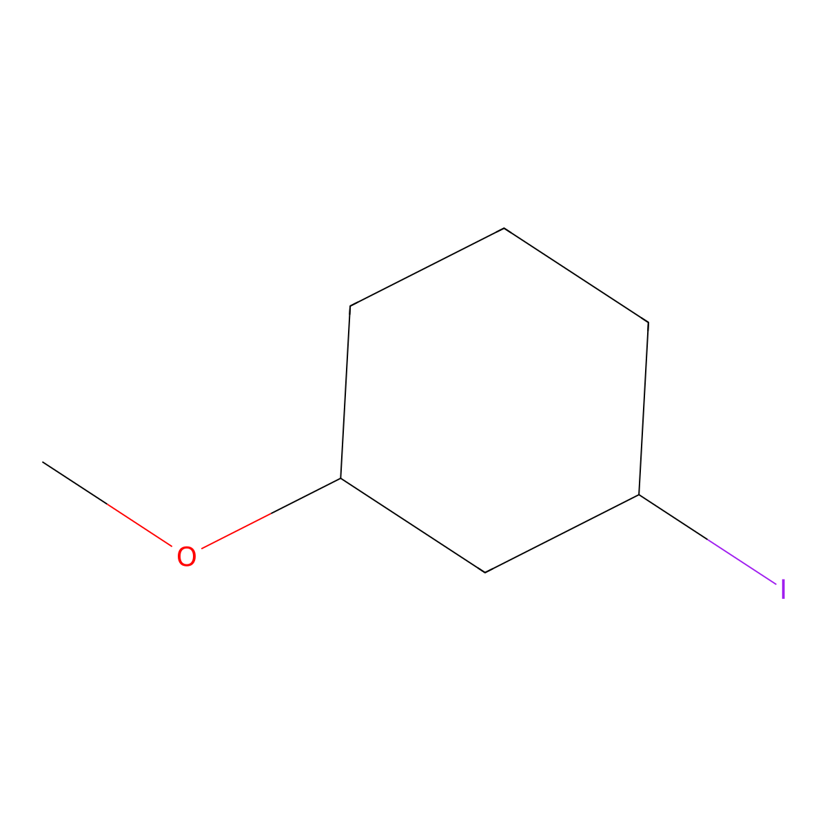 1-Iodo-3-methoxycyclohexane molecular structure, CAS 1206678-29-6