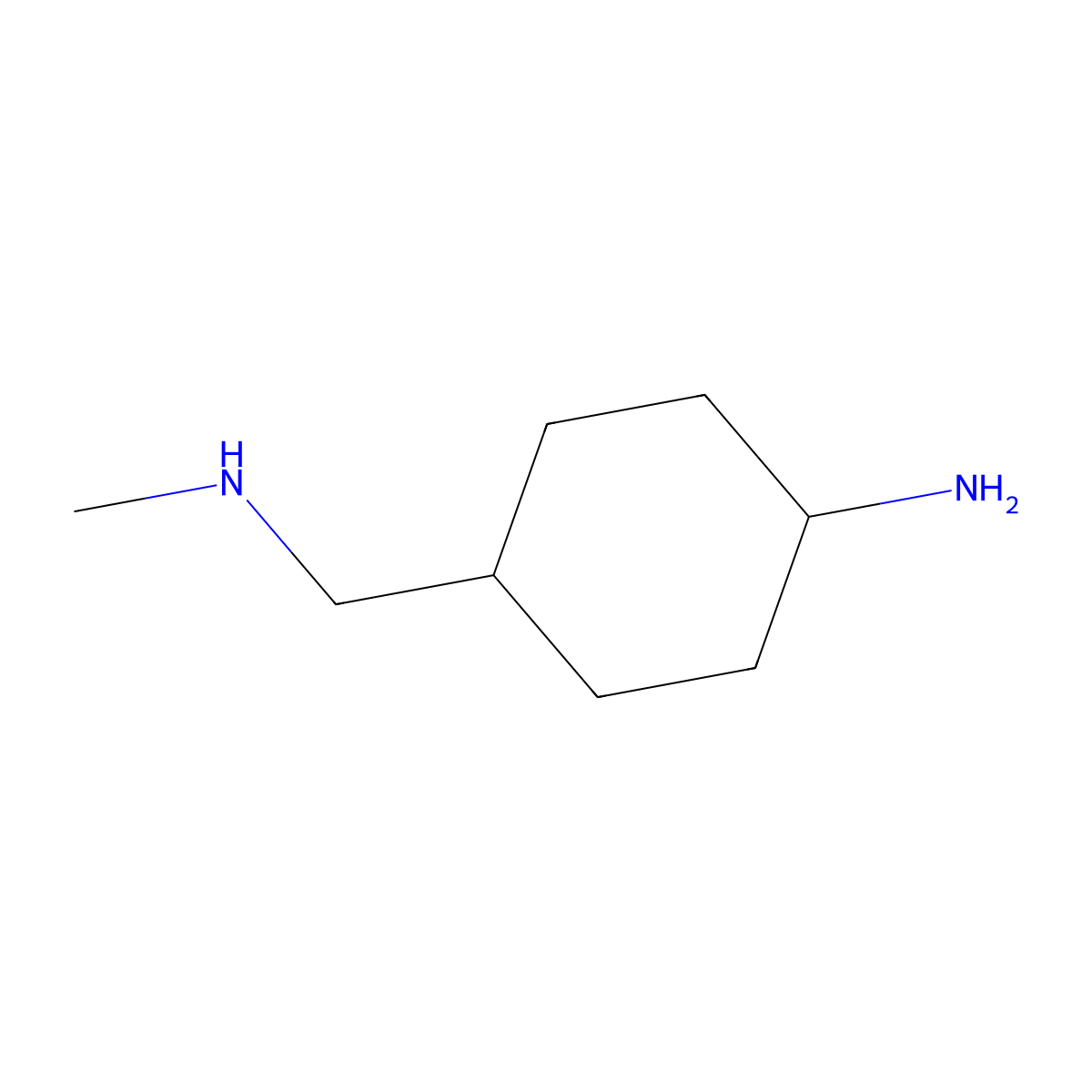 4-[(Methylamino)methyl]cyclohexan-1-amine molecular structure, CAS 1206679-47-1