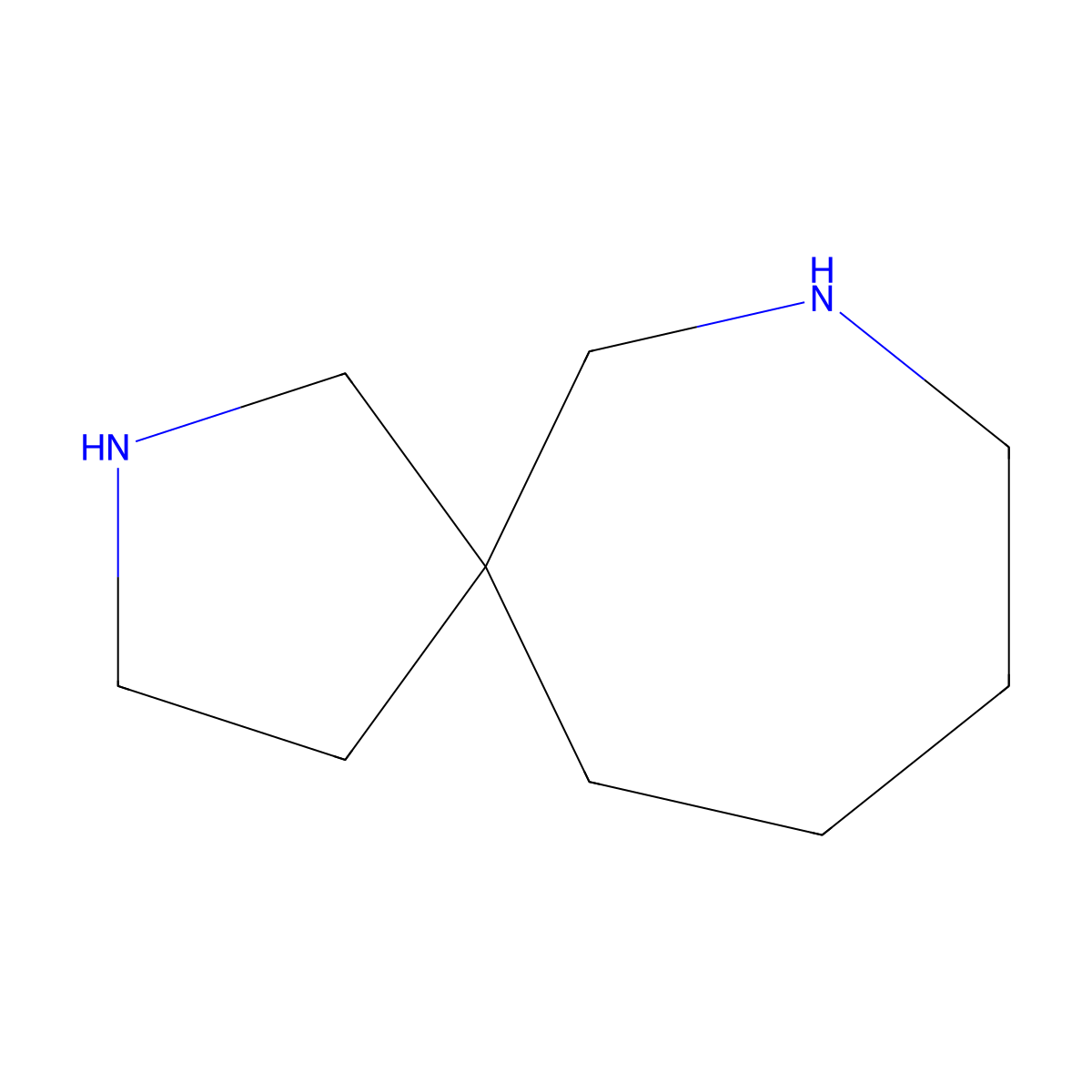 2,7-Diazaspiro[4.6]undecane molecular structure, CAS 1206717-60-3