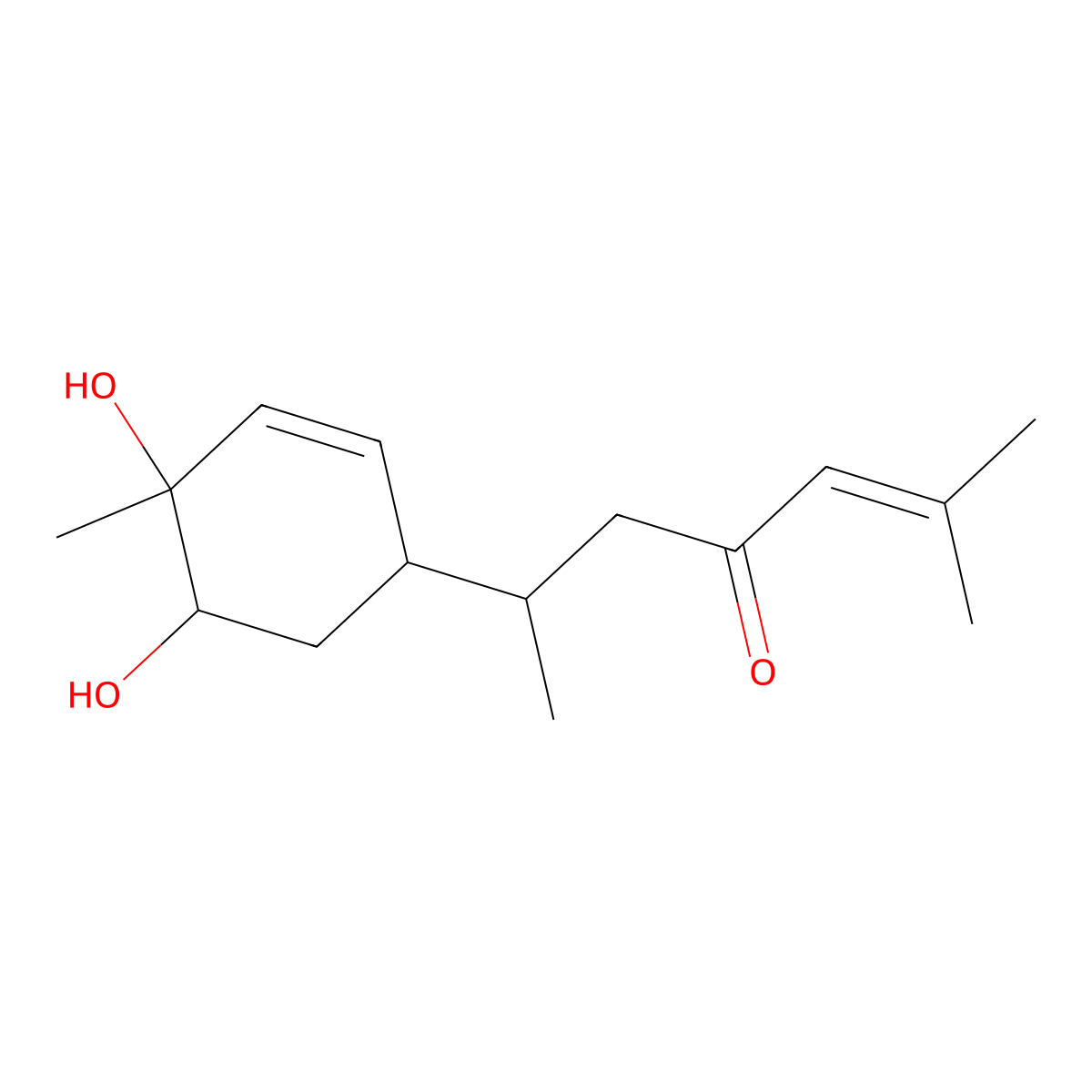 Bisacurone molecular structure, CAS 120681-81-4
