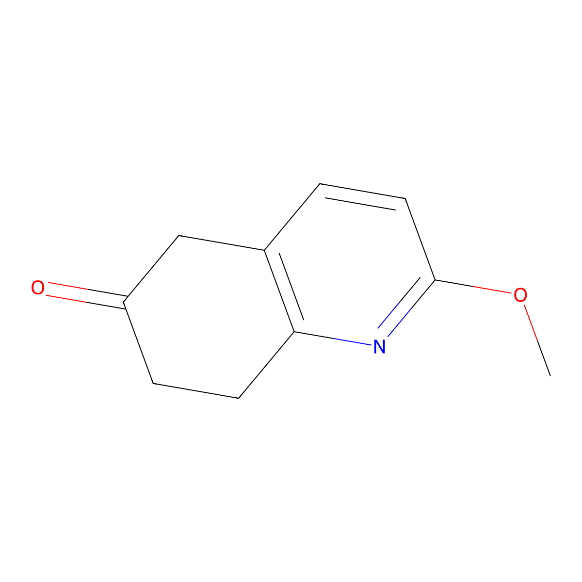 2-Methoxy-7,8-dihydroquinolin-6(5H)-one molecular structure, CAS 120686-09-1