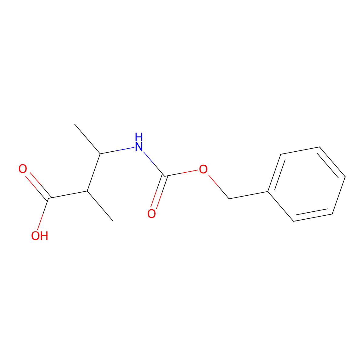 3-{[(Benzyloxy)carbonyl]amino}-2-methylbutanoic acid molecular structure, CAS 120686-15-9