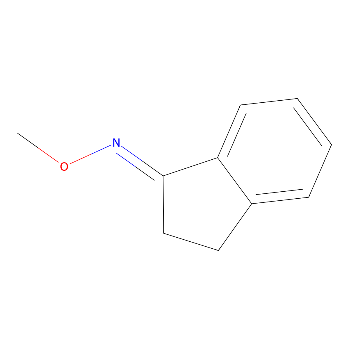 (Z)-2,3-Dihydro-1H-inden-1-one O-methyl oxime molecular structure, CAS 1206880-04-7