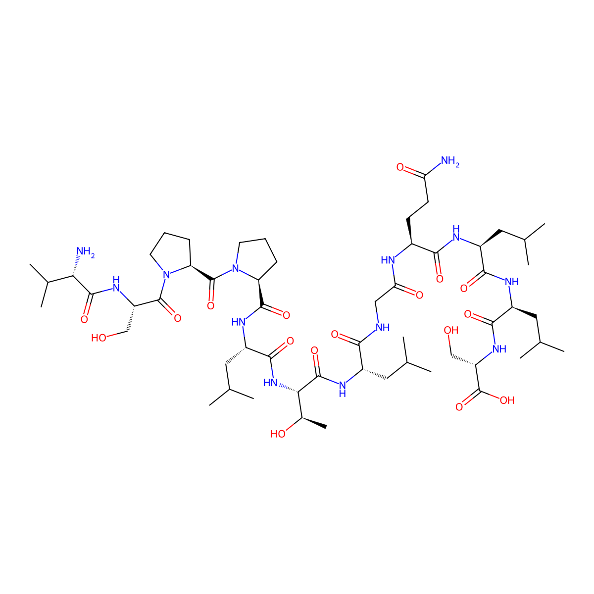 Vsppltlgqlls molecular structure, CAS 1206896-24-3