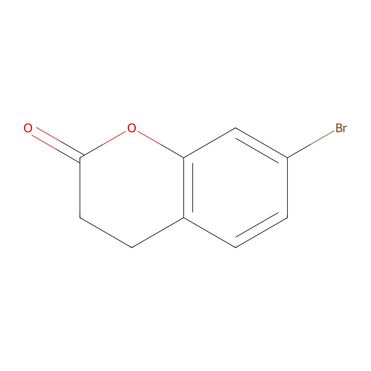 7-Bromochroman-2-one molecular structure, CAS 1206905-48-7