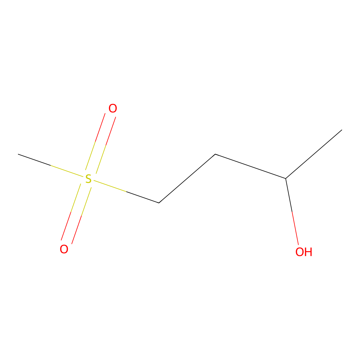 4-Methanesulfonylbutan-2-ol molecular structure, CAS 120695-72-9