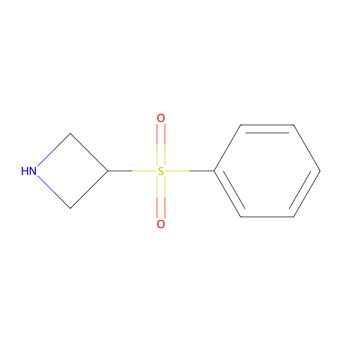 3-(Benzenesulfonyl)azetidine molecular structure, CAS 1206970-11-7