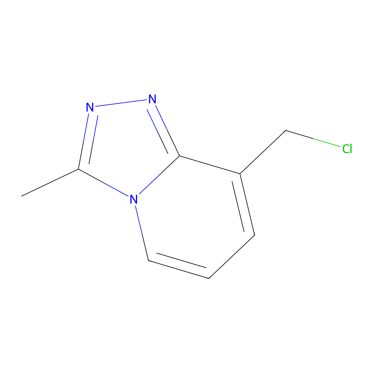 8-(Chloromethyl)-3-methyl-[1,2,4]triazolo[4,3-a]pyridine molecular structure, CAS 1206970-44-6
