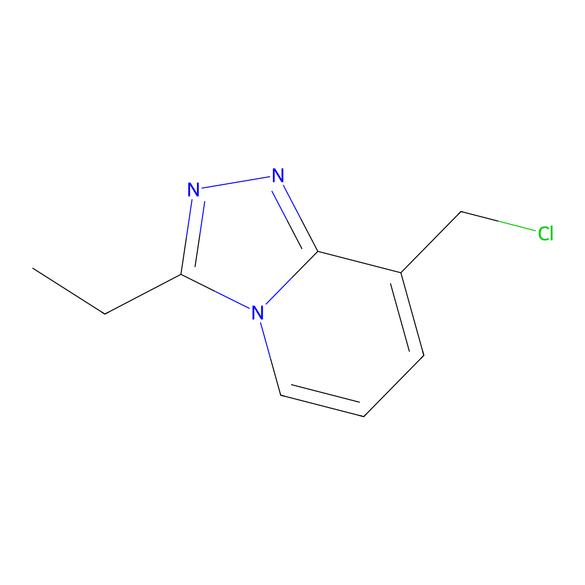 8-(Chloromethyl)-3-ethyl-[1,2,4]triazolo[4,3-a]pyridine molecular structure, CAS 1206970-54-8