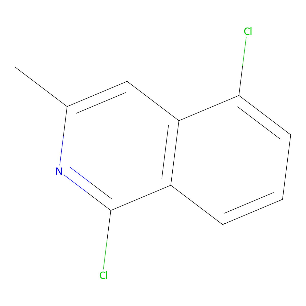1,5-Dichloro-3-methylisoquinoline molecular structure, CAS 1206973-83-2