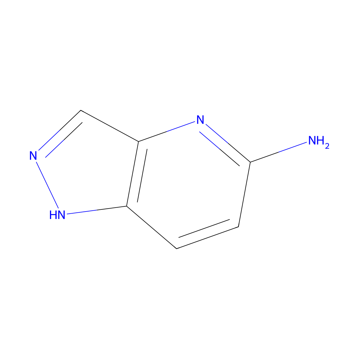 5-Amino-1H-pyrazolo(4,3-b)pyridine molecular structure, CAS 1206974-46-0