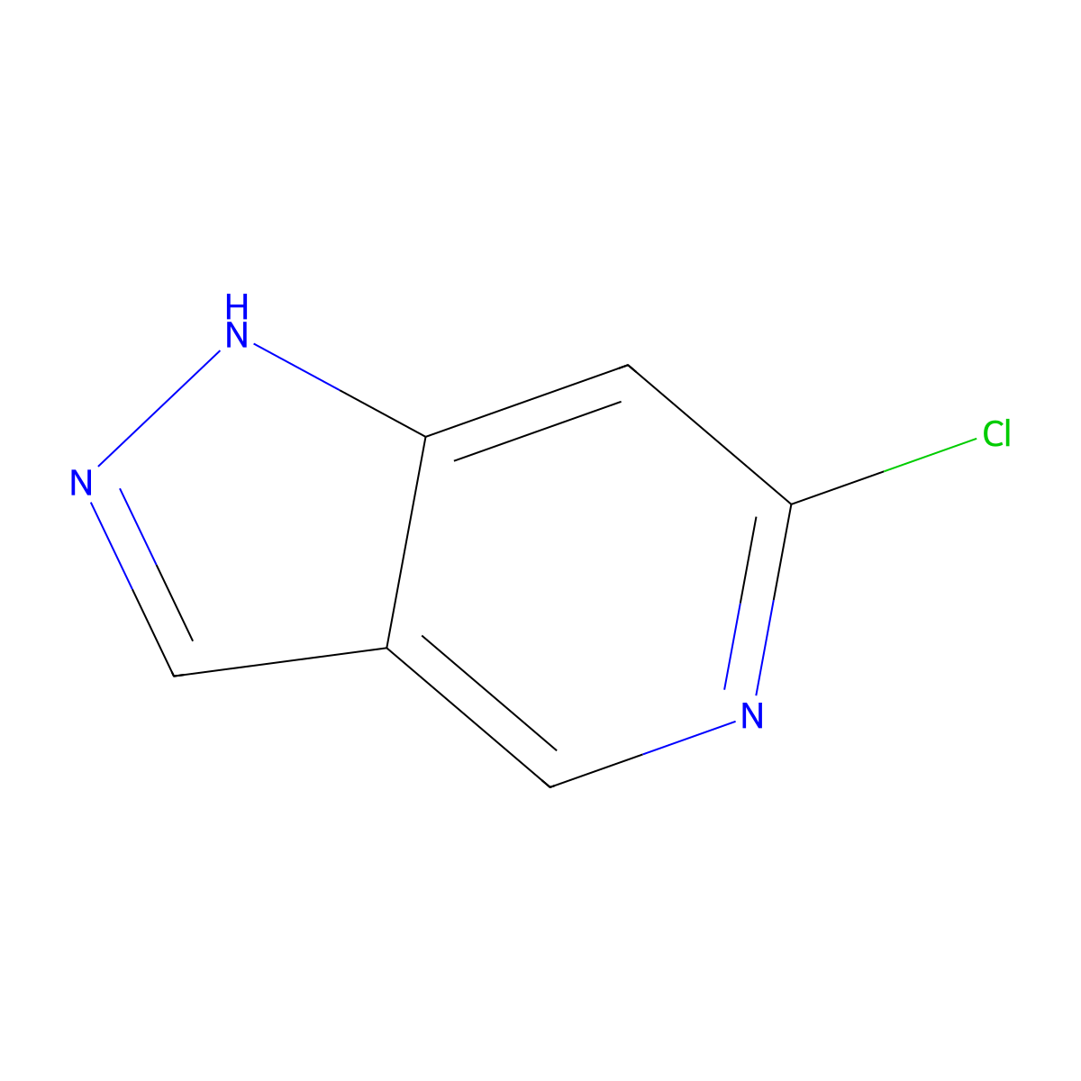 6-Chloro-1H-pyrazolo(4,3-c)pyridine molecular structure, CAS 1206979-33-0